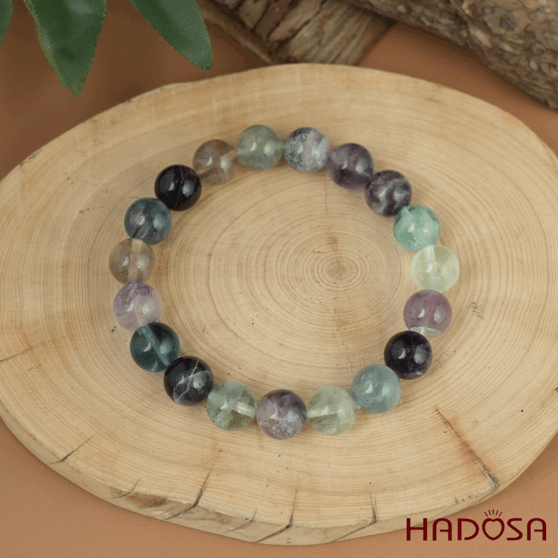 Vòng tay đá Fluorite 10mm