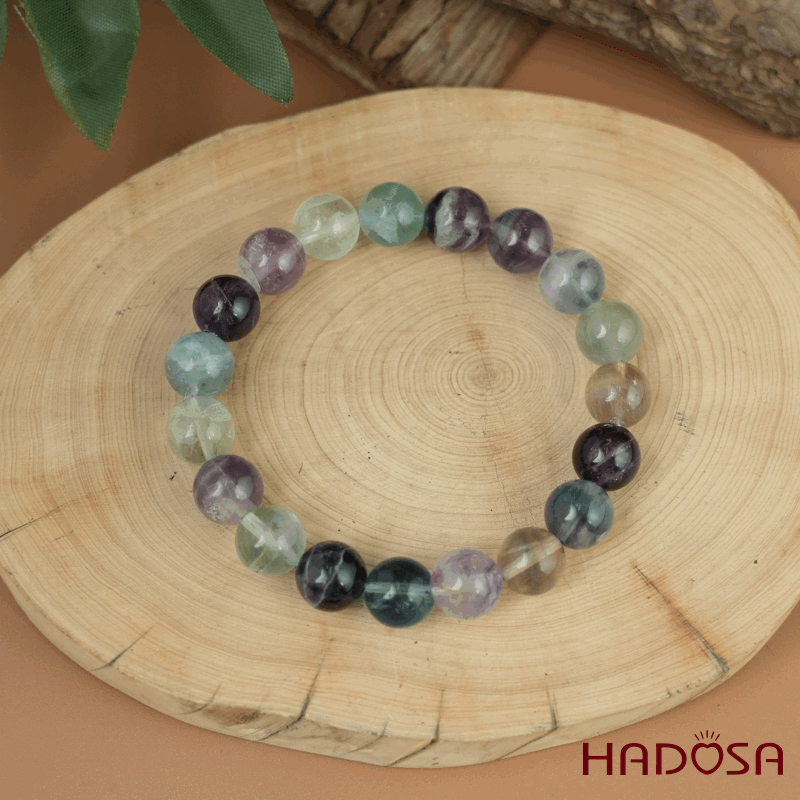 Vòng tay đá Fluorite 10mm