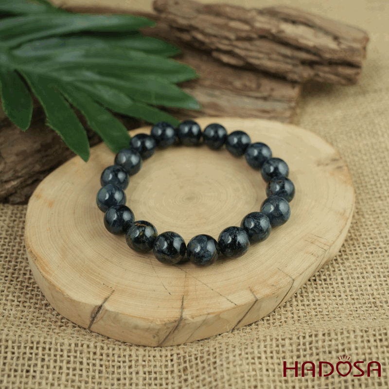 Vòng tay Đá Giông Bão 12mm 6A