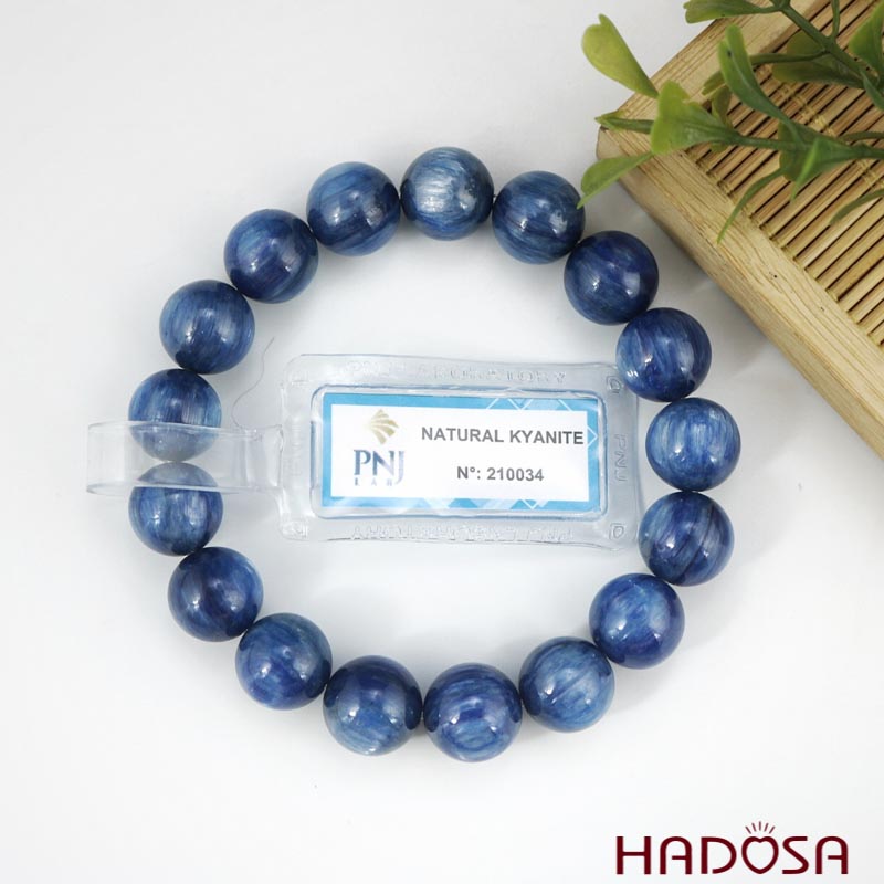 Vòng đá Kyanite 11mm chuẩn 5A