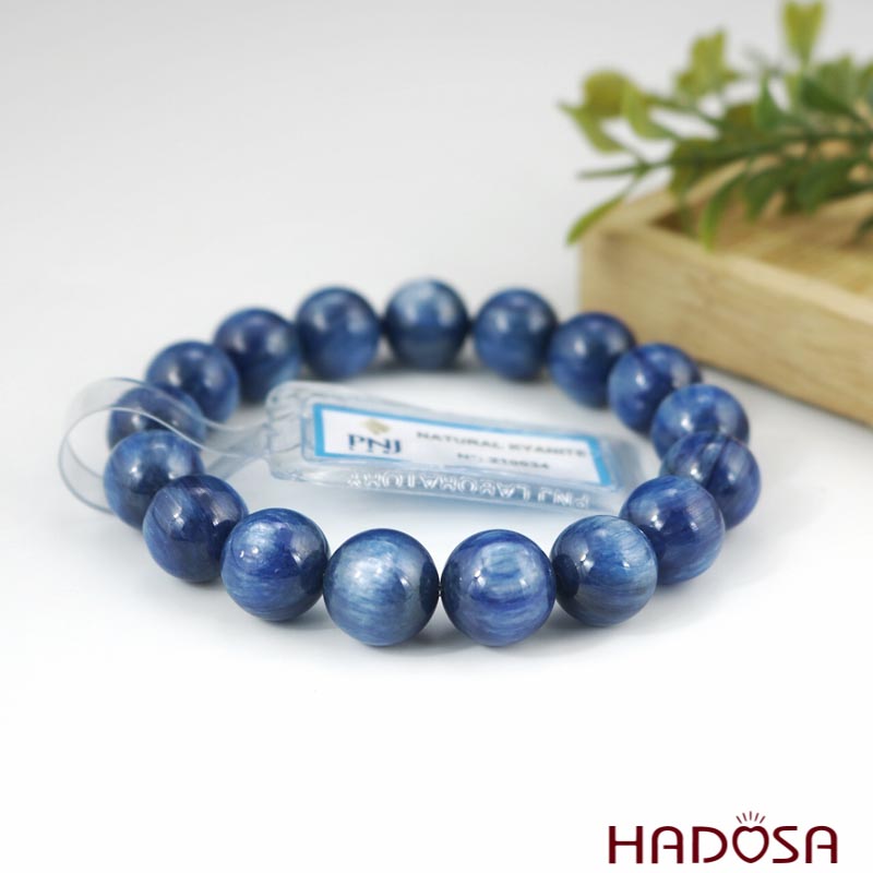 Vòng đá Kyanite 11mm chuẩn 5A