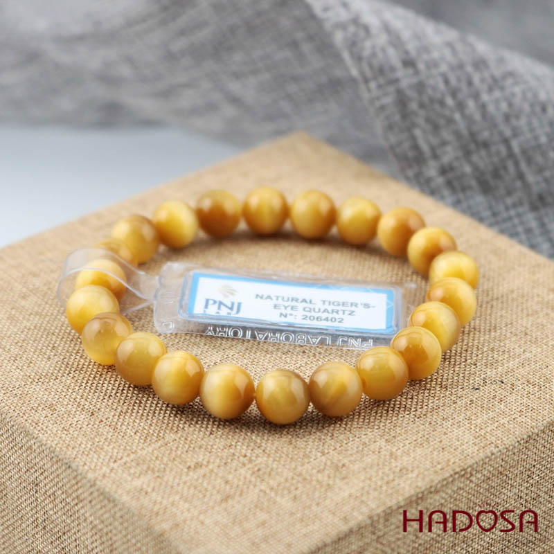 Vòng tay đá Mắt Mổ vàng 8mm đặc biệt cao cấp chuẩn 6A