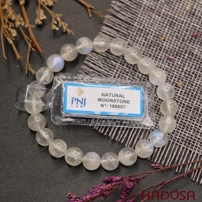 Vòng đá Mặt Trăng 7mm cao cấp chuẩn 4A