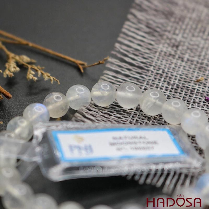 Vòng đá Mặt Trăng 7mm cao cấp chuẩn 4A