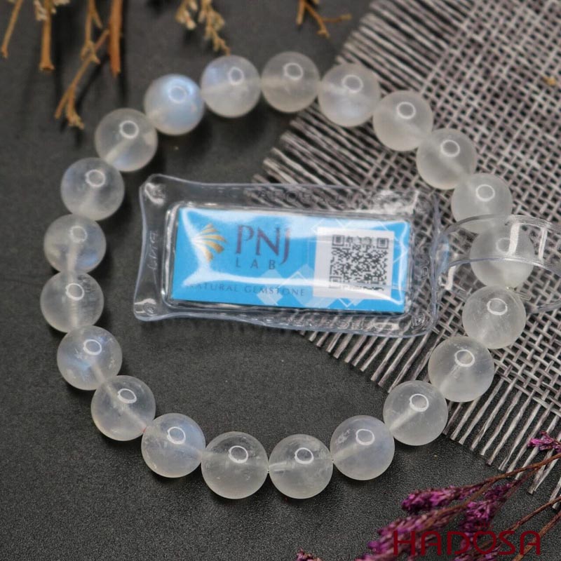 Vòng đá Mặt Trăng 9mm chuẩn 5A