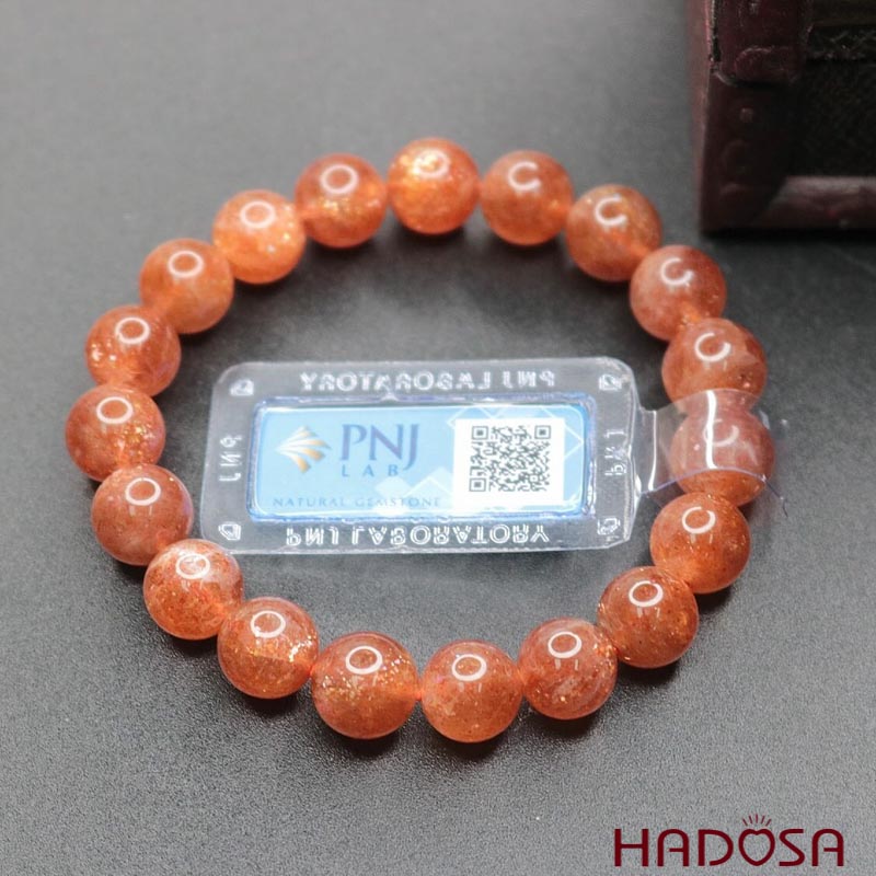 Vòng tay đá Mặt Trời 10mm cao cấp chuẩn 5A