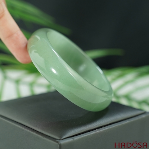 Thạch anh xanh Aventurin ni 56mm