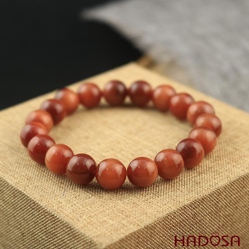 Vòng đá Mắt Hổ nâu đỏ 10mm đặc biệt cao cấp chuẩn 6A