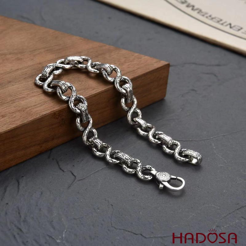 Vòng tay nam bạc Thái