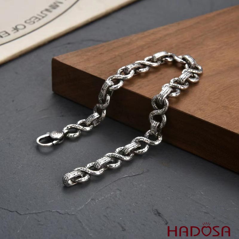 Vòng tay nam bạc Thái