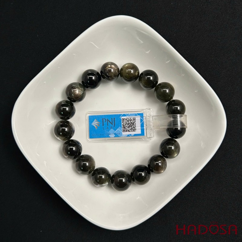 Vòng đá Sapphire ánh titan cao cấp 11.5mm chuẩn 5A