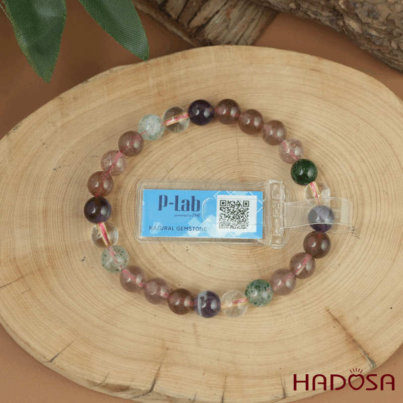 Vòng tay thạch anh thiên nhiên 7mm