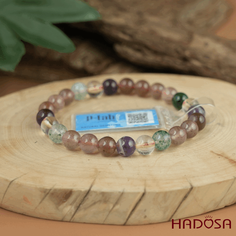 Vòng tay thạch anh thiên nhiên 7mm