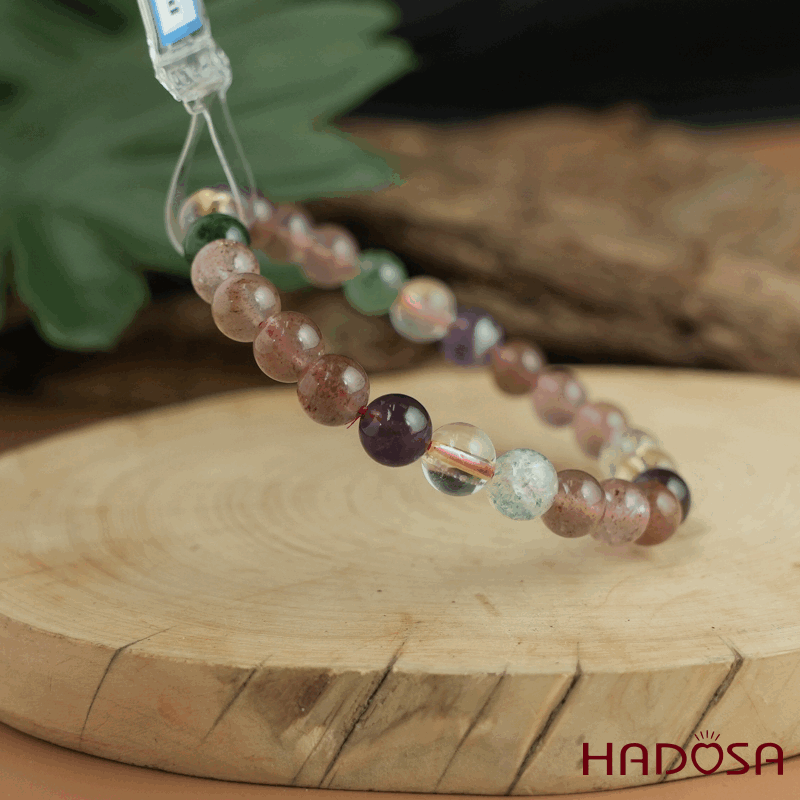 Vòng tay thạch anh thiên nhiên 7mm