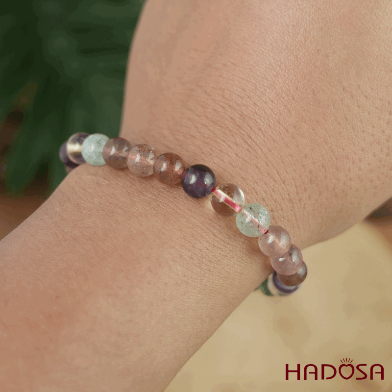 Vòng tay thạch anh thiên nhiên 7mm