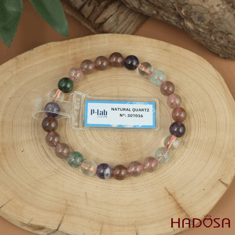 Vòng tay thạch anh thiên nhiên 7mm