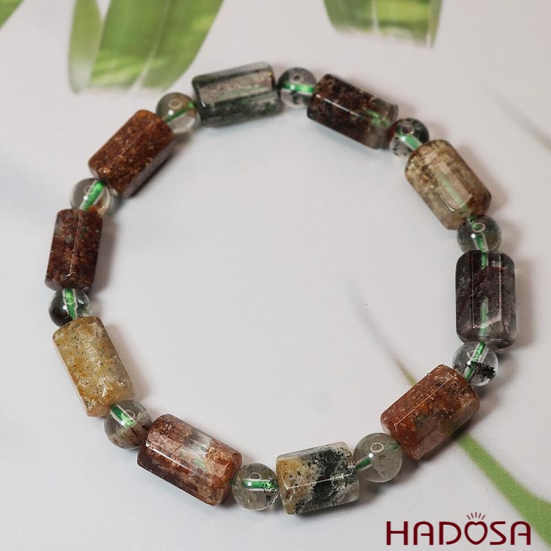 Vòng tay Thạch anh ưu linh hoa 09*14mm 6A