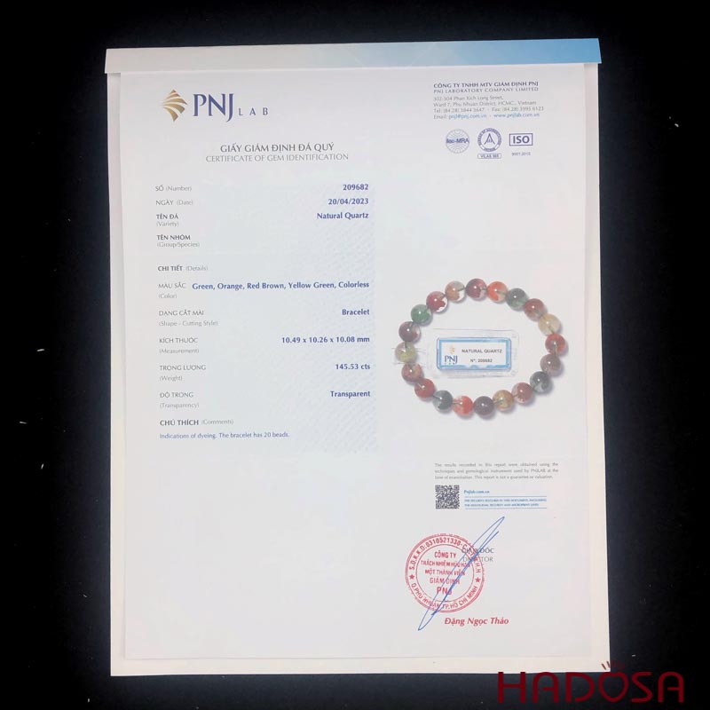 Thạch anh ưu linh hoa 10mm chuẩn 6A