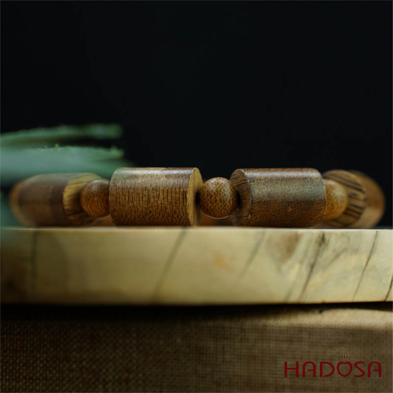 Vòng tay Trầm Tốc hạt lu thống 12x16mm