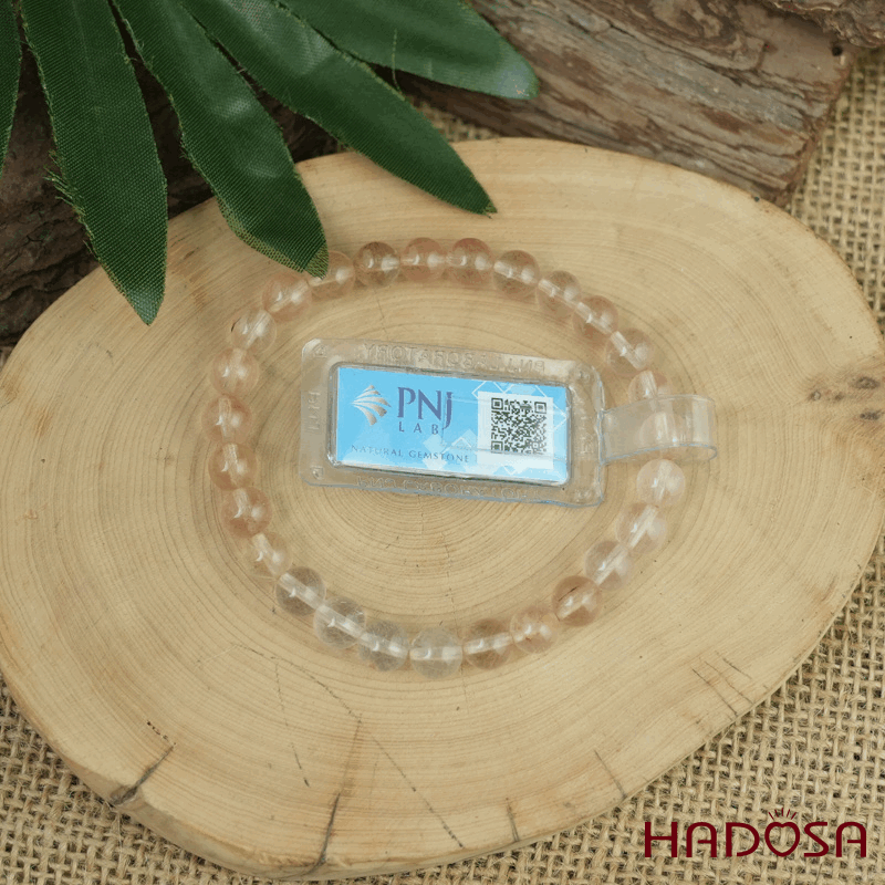 Vòng thạch anh tóc hỗn hợp 7mm