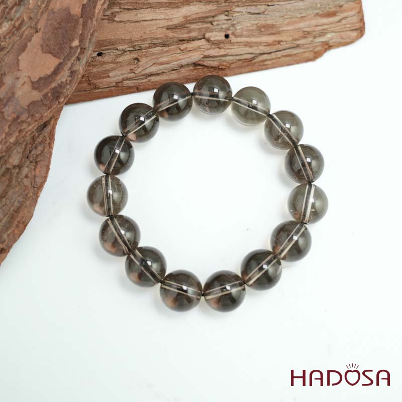 Vòng Thạch anh khói 14mm