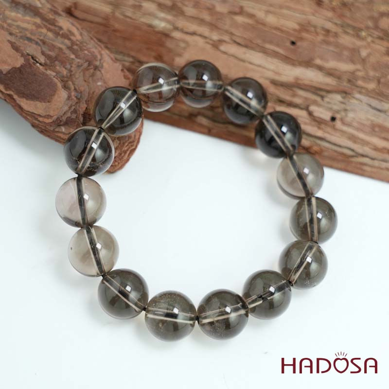 Vòng Thạch anh khói 14mm