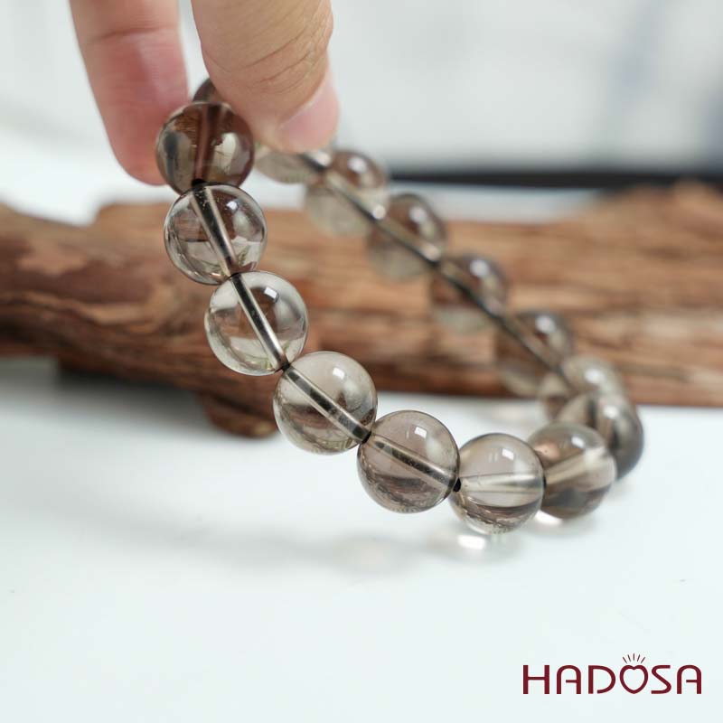 Vòng Thạch anh khói 14mm