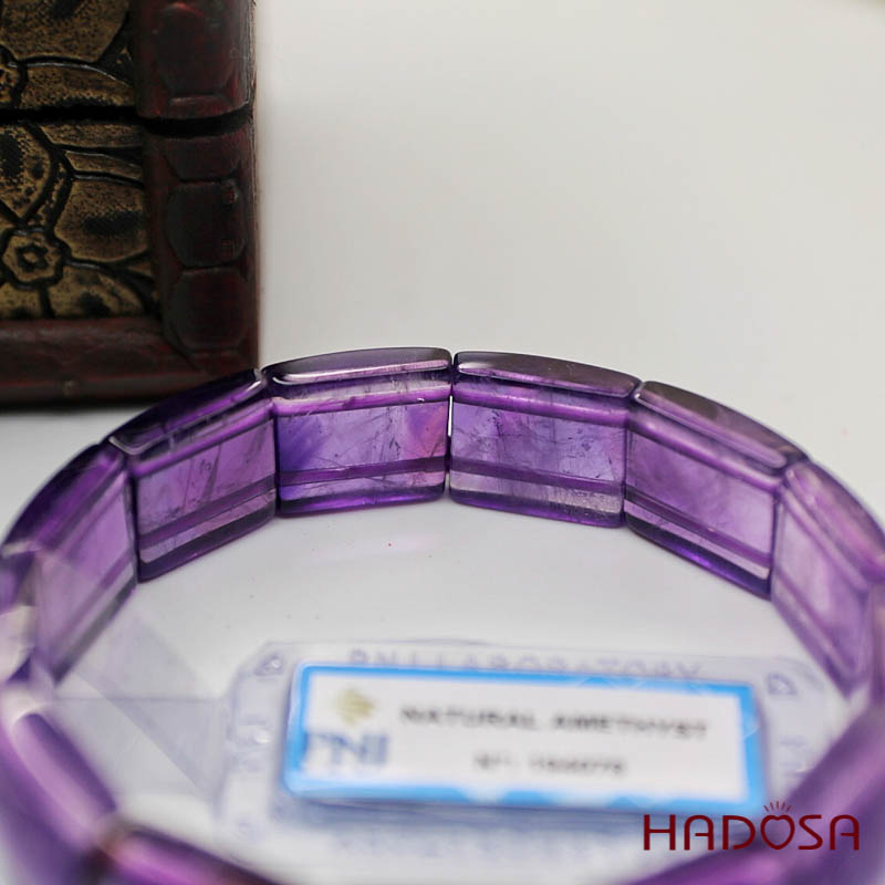 Vòng Thạch anh tím bản 13x16mm chuẩn 5A