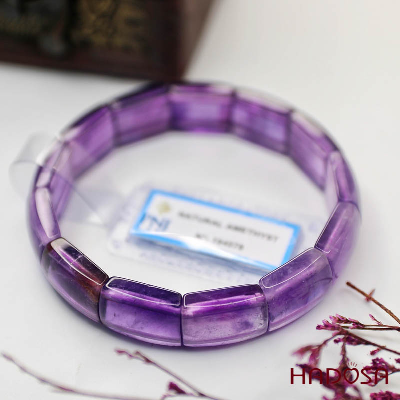 Vòng Thạch anh tím bản 13x16mm chuẩn 5A