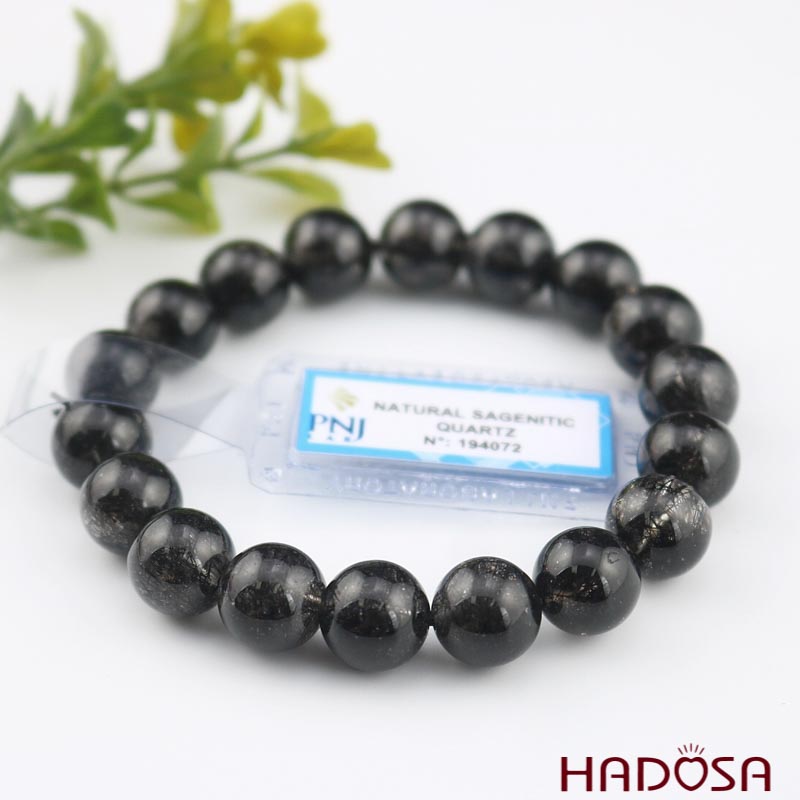 Vòng Thạch anh tóc đen 11mm cao cấp chuẩn 6A