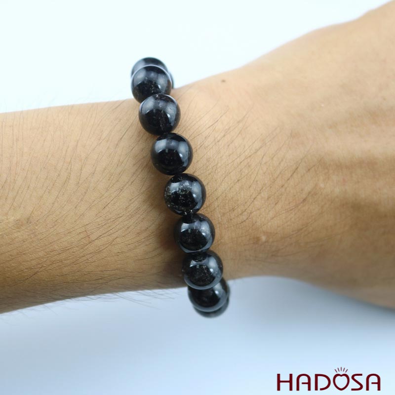 Vòng Thạch anh tóc đen 11mm cao cấp chuẩn 6A