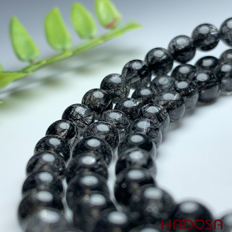 Vòng Thạch anh tóc đen 05mm 6A