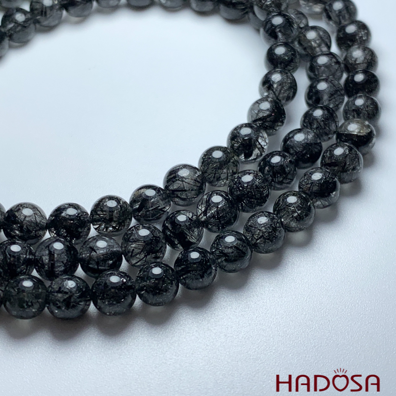 Vòng Thạch anh tóc đen 05mm 6A