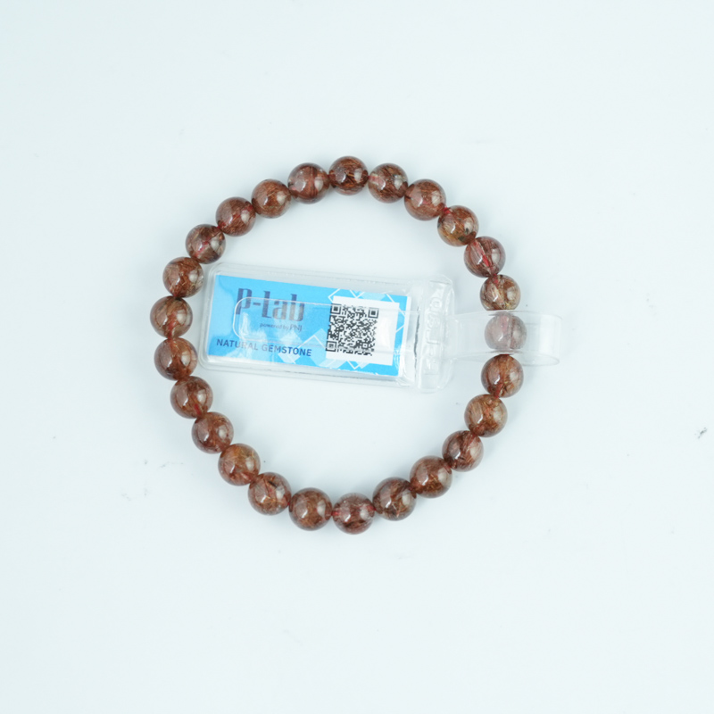 Vòng Thạch Anh tóc đồng 7mm chuẩn 5A(-)