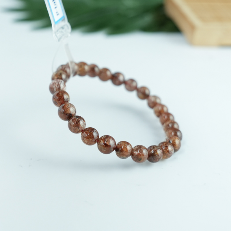 Vòng Thạch Anh tóc đồng 7mm chuẩn 5A(-)