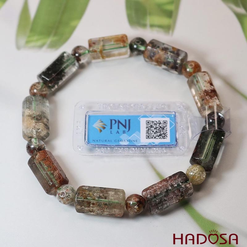 Vòng tay Thạch anh ưu linh hoa 09*18mm 6A