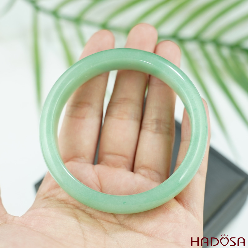 Thạch anh xanh Aventurin ni 56mm