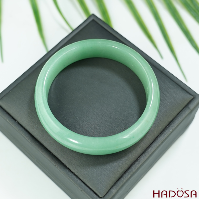 Thạch anh xanh Aventurin ni 56mm