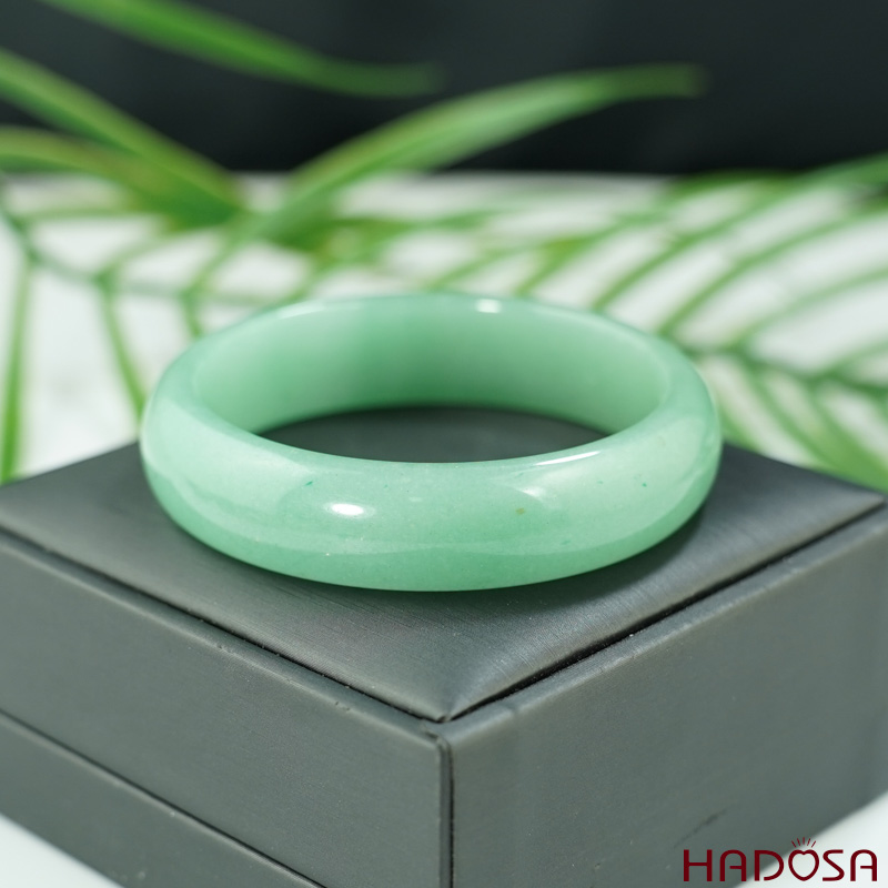 Thạch anh xanh Aventurin ni 56mm