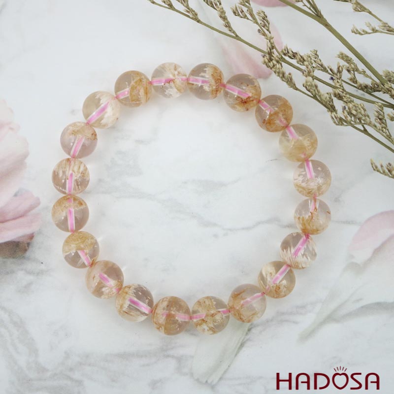 Vòng đá Ưu Linh tuyết 9mm