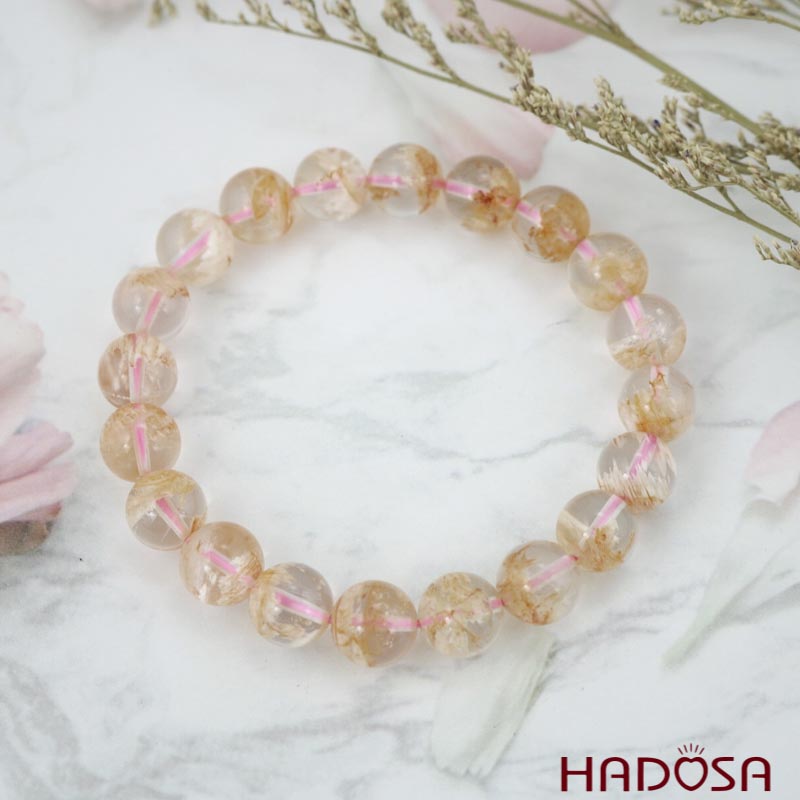 Vòng đá Ưu Linh tuyết 9mm