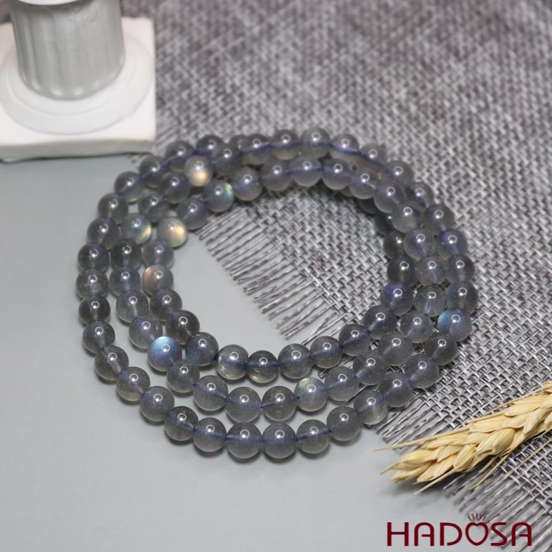 Vòng Xà Cừ Labradorite 05mm 5A