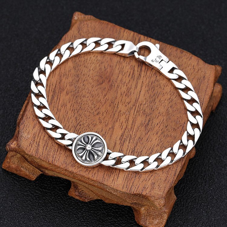 Vòng tay bạc nam đẹp