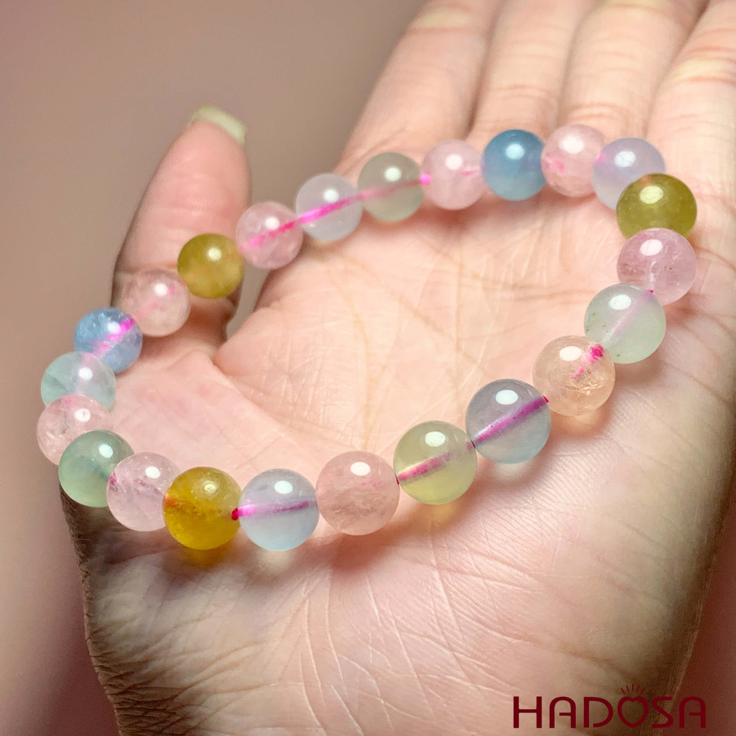 Vòng tay đá Morgan (Beryl) 8mm