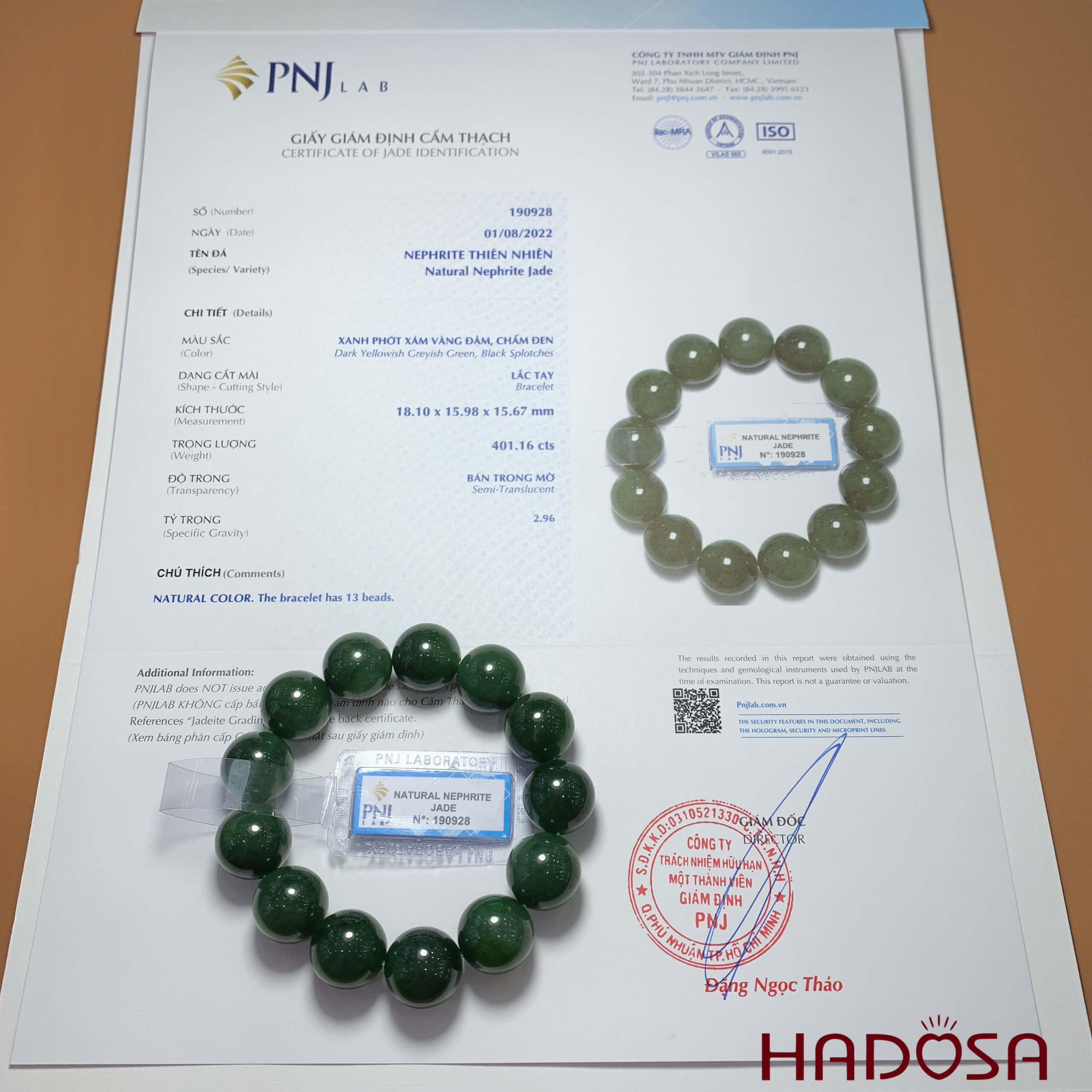 Ngọc Bích Canada 16mm chuẩn 4A