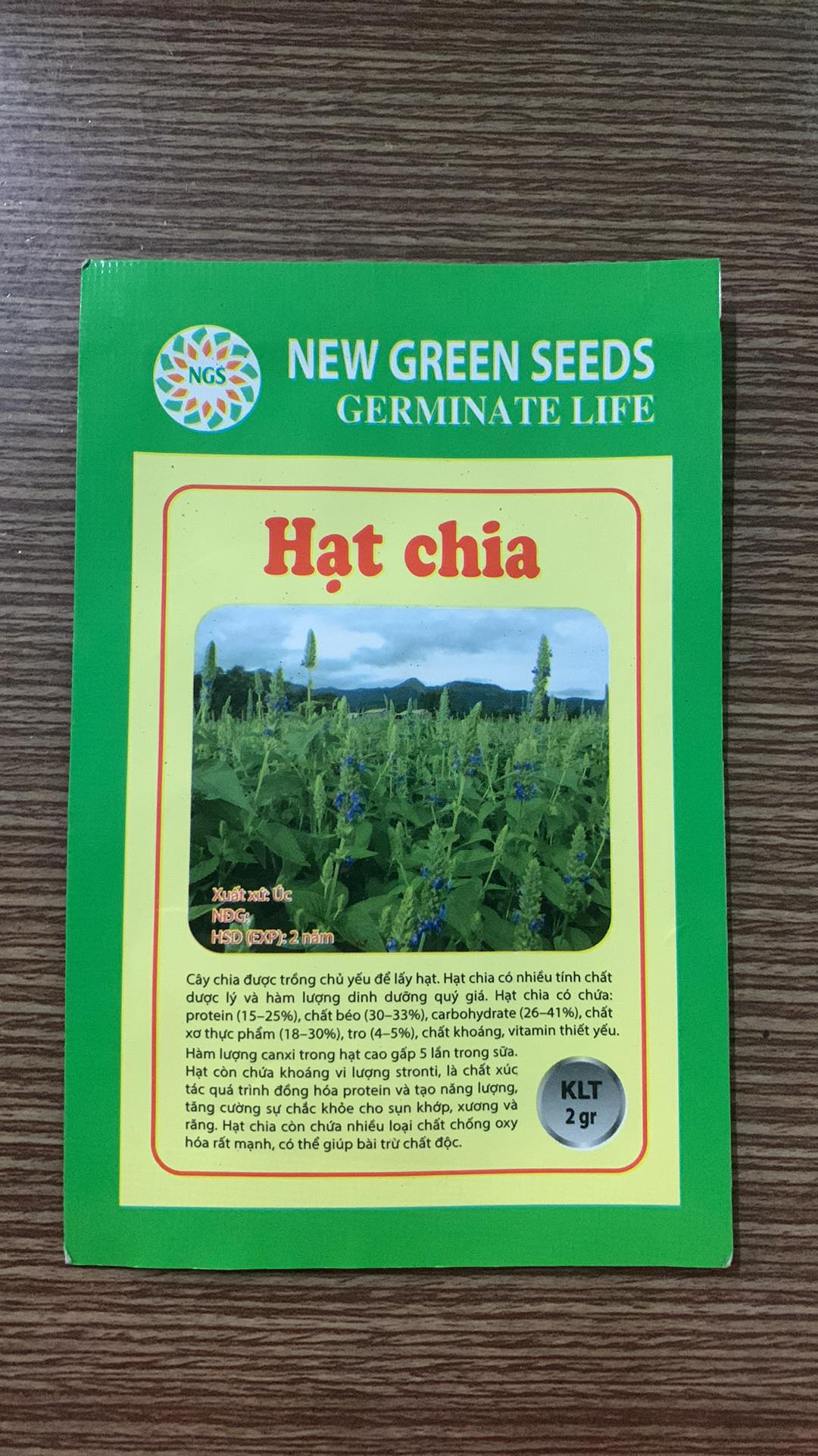 Hạt Giống Hạt Chia - Mỹ (Salvia hispanica)