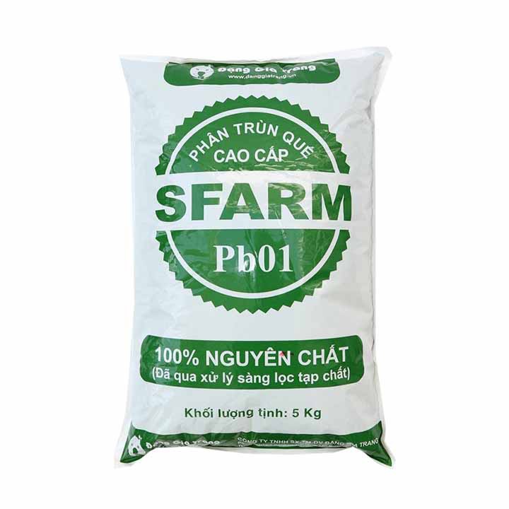 Phân trùn quế cao cấp Sfarm Pb01 - 5kg