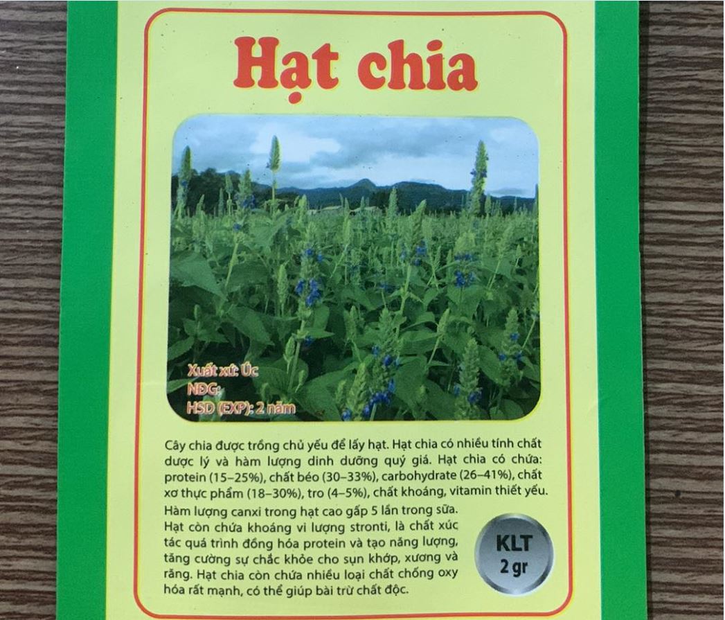 Hạt Giống Hạt Chia - Mỹ (Salvia hispanica)