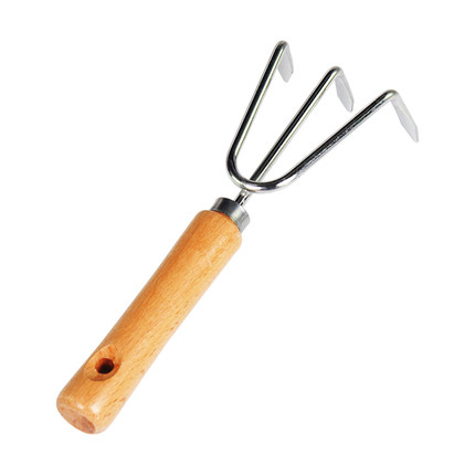 Cào xới đất inox cầm tay loại lớn LV024