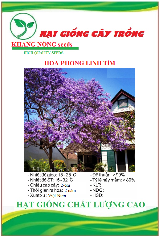 Hạt Giống Cây Hoa Phong Linh Tím